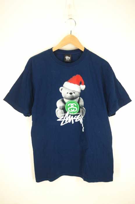 STUSSY （ステューシー） サンタベアープリント メンズ トップス