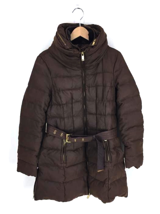 ZARA BASIC（ザラベーシック） ベルト付きロングコート レディース アウター
