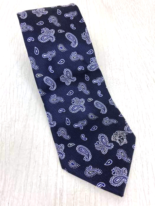 VERSACE（ヴェルサーチ） ペイズリー柄ネクタイ メンズ ファッション雑貨