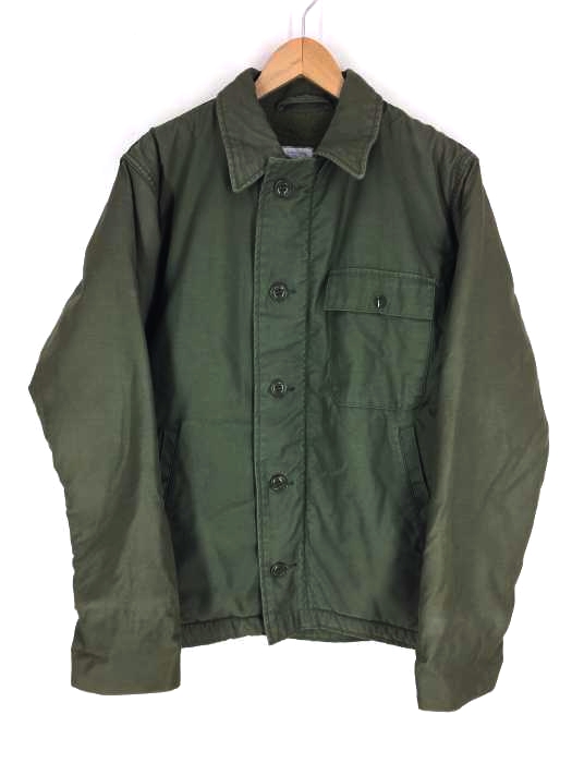 US NAVY(ユーエスネイビー) 80S U.S. Military Jacket 米軍 A-2ジャケット scovill gripper メンズ アウター