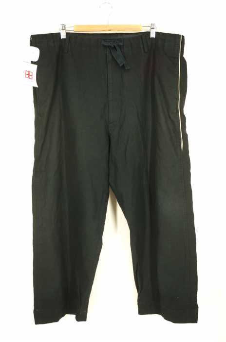 Yohji Yamamoto POUR HOMME （ヨウジヤマモトプールオム） コットンリネン ドローストリングパンツ メンズ パンツ