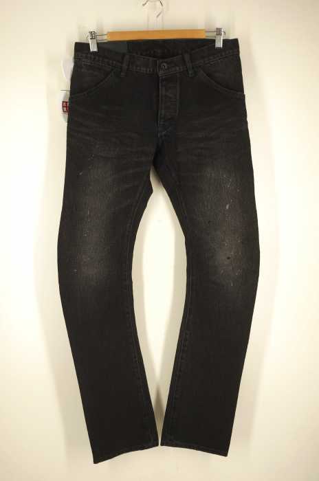 ATTACHMENT （アタッチメント） 13.5oz BK×BK デニム スリムストレート　 メンズ パンツ
