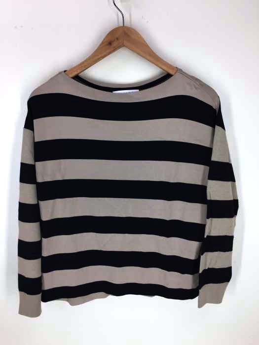 BEAUTY&YOUTH UNITED ARROWS(ビューティーアンドユースユナイテッドアローズ) ワイドシルエット ボーダー柄 袖ニット カットソー レディース トップス