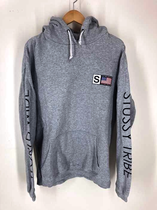 Stussy（ステューシー） 星条旗 プリント プルオーバー パーカー メンズ トップス
