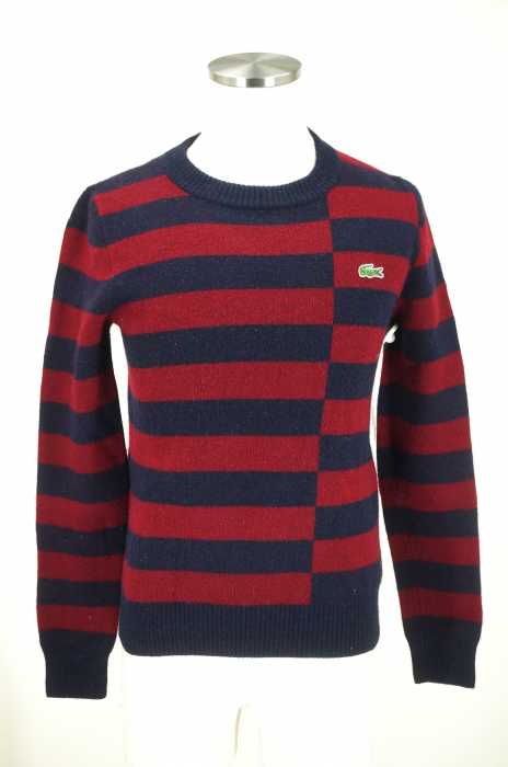 Lacoste LVE （ラコステライブ） ウール混ボーダーニットセーター レディース トップス