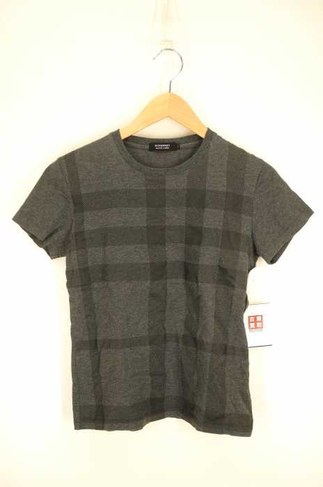 BURBERRY BLACK LABEL (バーバリーブラックレーベル) チェック柄Tシャツ レディース トップス