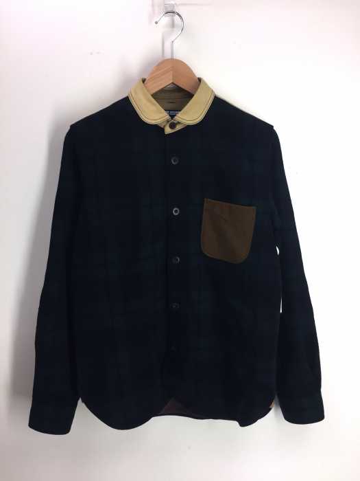 JUNYA WATANABE COMME des GARCONS MAN（ジュンヤワタナベコムデギャルソンマン） AD2012 チェックウールネルシャツ メンズ トップス