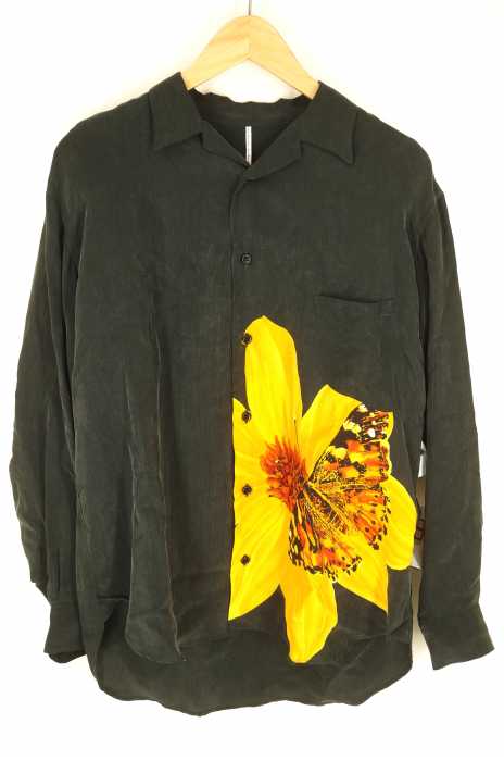 m's braque（エムズ ブラック） OPEN COLLAR WIDE BODY SHIRT メンズ トップス