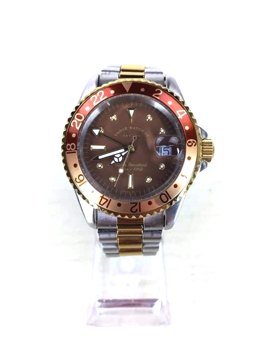 VAGUE WATCH CO.（ヴァーグウォッチカンパニー） BRWN GMT TRIBECAカスタム別注 メンズ 腕時計
