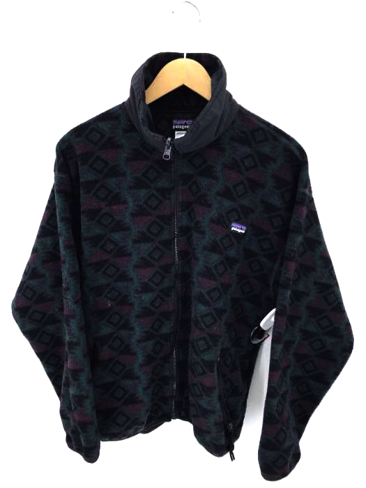 patagonia（パタゴニア） 総柄ジップアップ フリースジャケット メンズ アウター