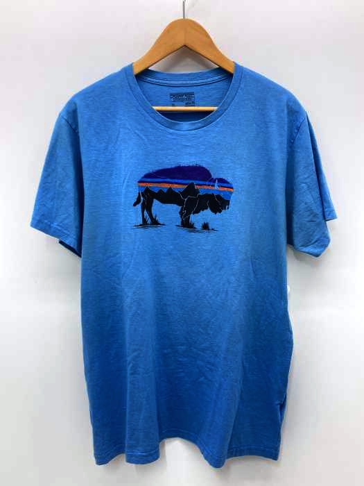 patagonia（パタゴニア） ブルー Tシャツ メンズ トップス