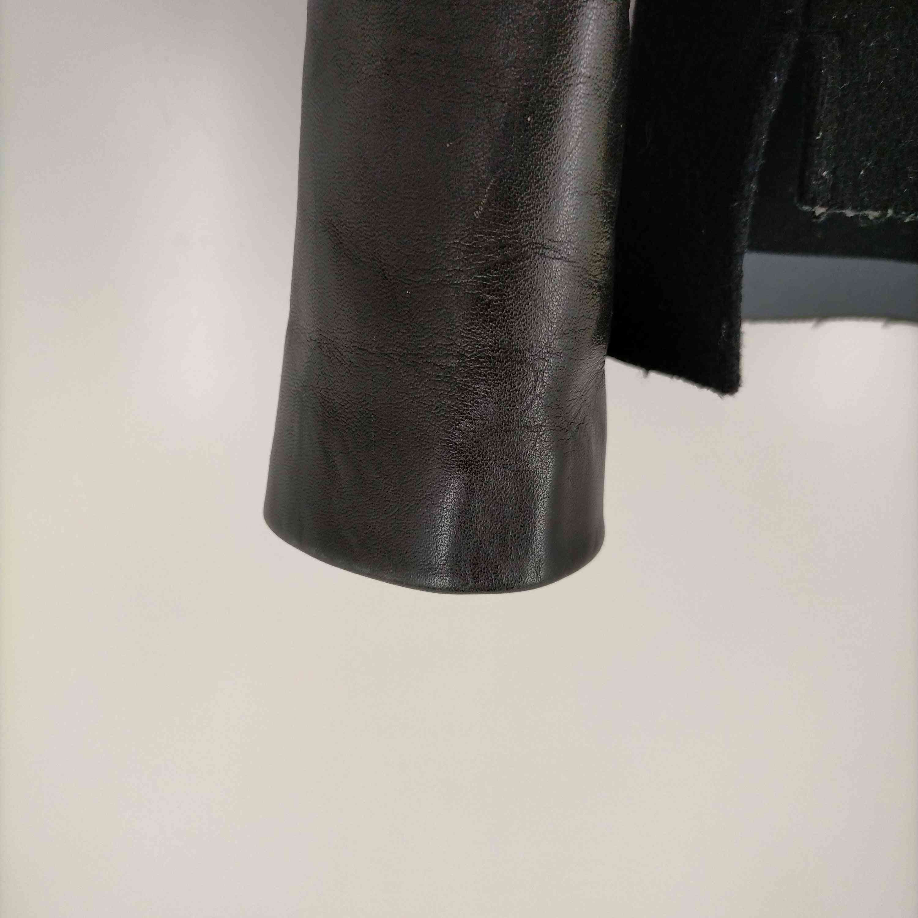 SUNSEA(サンシー)吾亦紅別注 袖レザーメルトンジャケット 【中古