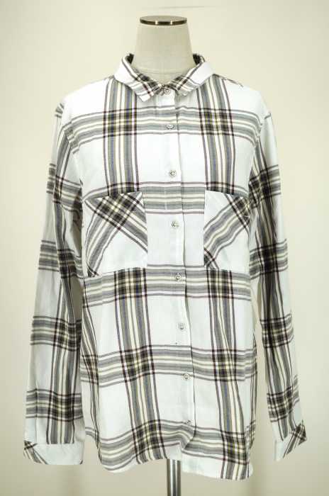 ZARA （ザラ） チェック柄ボタンシャツ レディース トップス