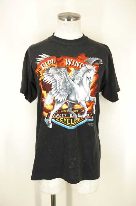 HARLEY DAVIDSON (ハーレーダヴィットソン) 90年代 プリントTシャツ メンズ トップス