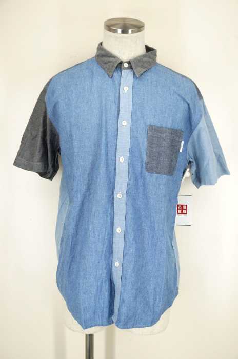 MR.GENTLEMAN (ミスタージェントルマン) MULTI-COLOR S/S CHAMBRAY SHIRTS メンズ トップス