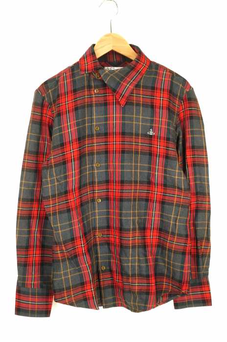 Vivienne Westwood MAN（ヴィヴィアンウエストウッドマン） ウールチェック オジークラークシャツ メンズ トップス