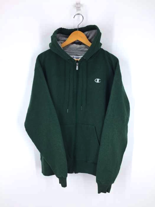 Champion(チャンピオン) ECO ワンポイント刺繍ジップアップパーカー メンズ トップス