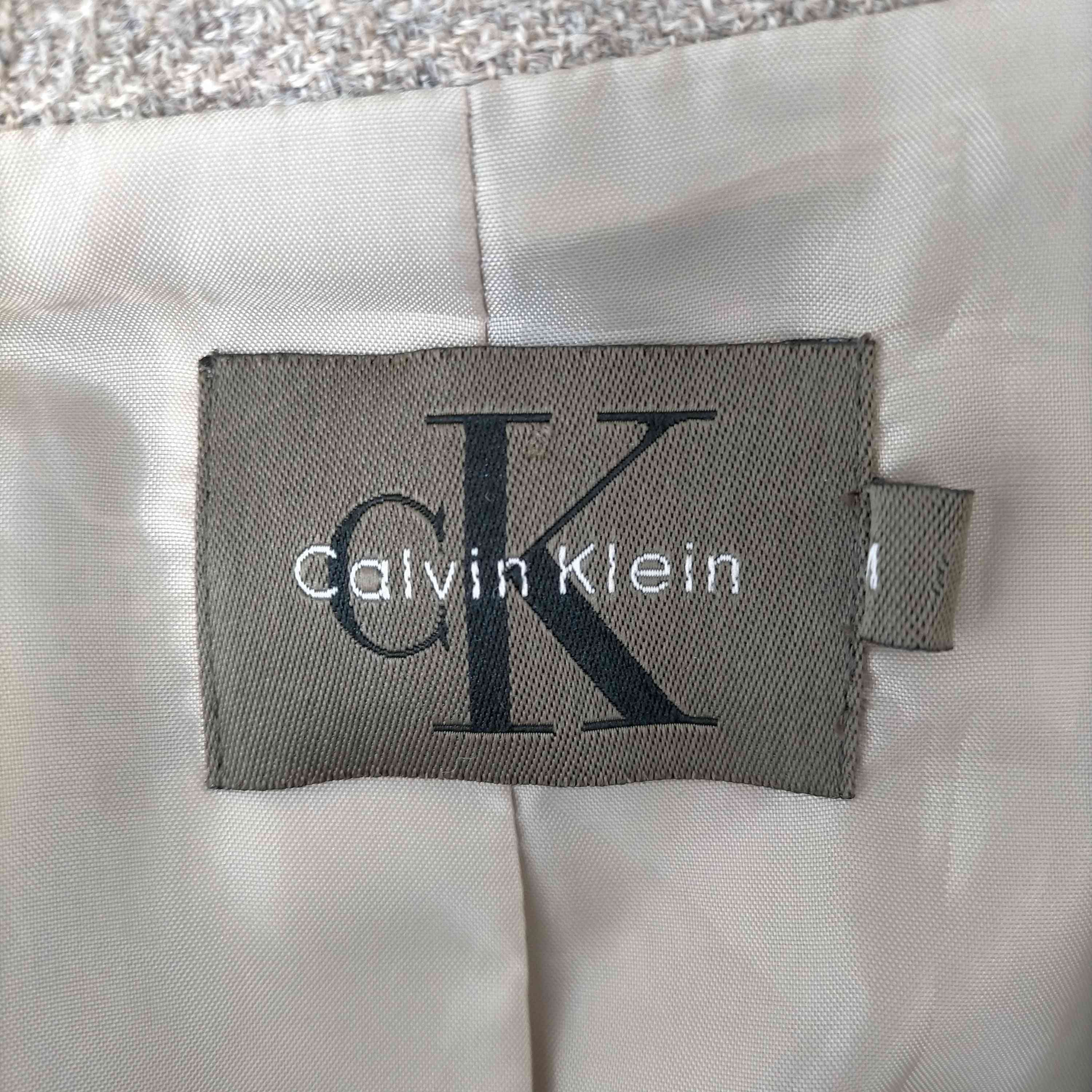 CALVIN KLEIN(カルバンクライン)3Bウールテーラードジャケット 【中古