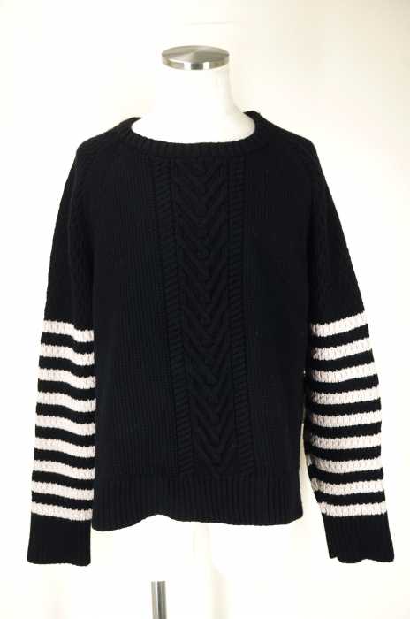 SHAREEF （シャリーフ） BORDER　SLEEVE　PULL‐OVER メンズ トップス