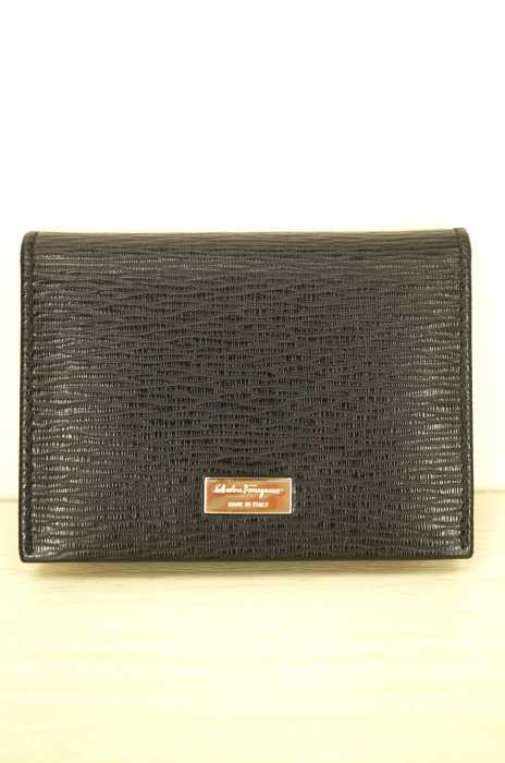 Salvatore Ferragamo (サルヴァトーレフェラガモ) カーフレザーカードケース メンズ 財布・ケース