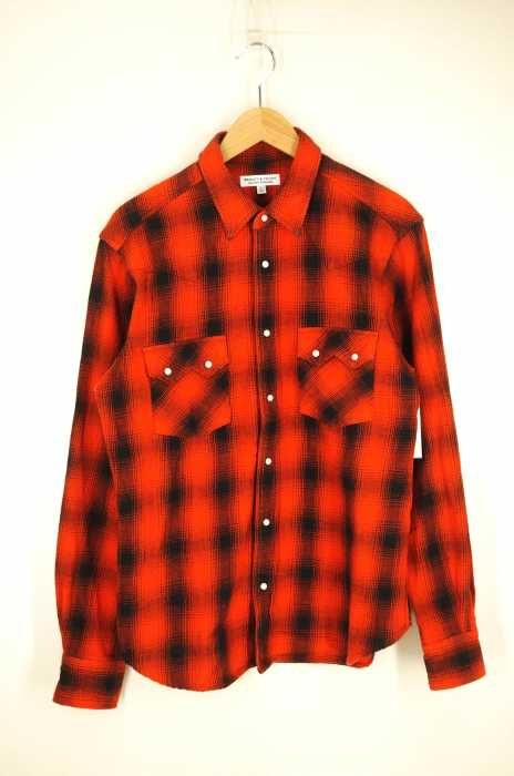 BEAUTY & YOUTH UNITED ARROWS (ビューティーアンドユースユナイテッドアローズ) Red Check Western Shirt メンズ トップス