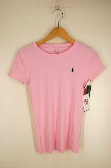 POLO RALPH LAUREN （ポロラルフローレン） 刺繍入り クルーネックTシャツ レディース トップス