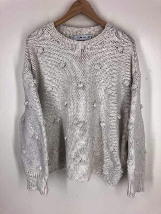 ZARA KNIT(ザラニット) ローゲージニットセーター レディース トップス