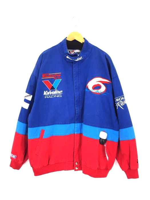 Chase Authentics(チェイスオーセンティクス) VALVOLINE マルチカラー 刺繍 レーシングジャケット メンズ アウター