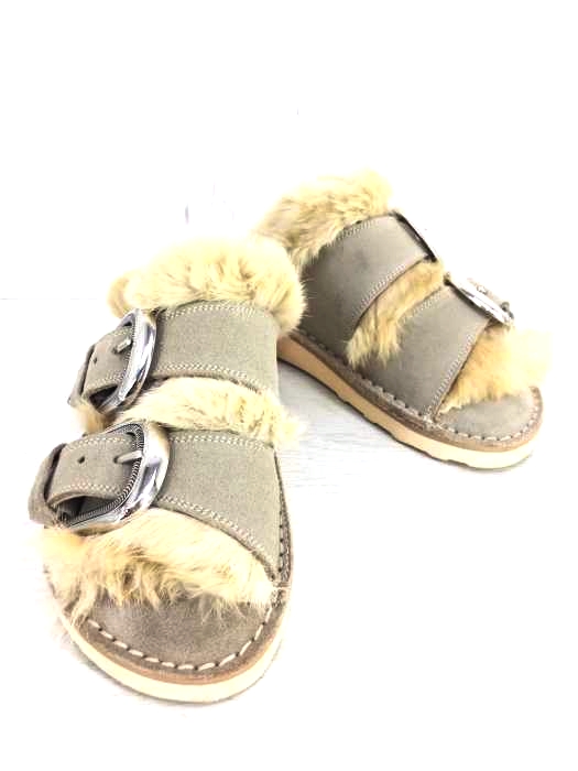 CAMINANDO(カミナンド) DOUBLE STRAP FUR SANDAL レディース シューズ