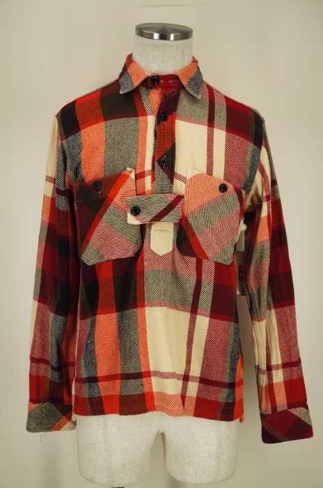 Engineered Garments （エンジニアードガーメンツ） チェック柄プルオーバーコットンネルシャツ メンズ トップス