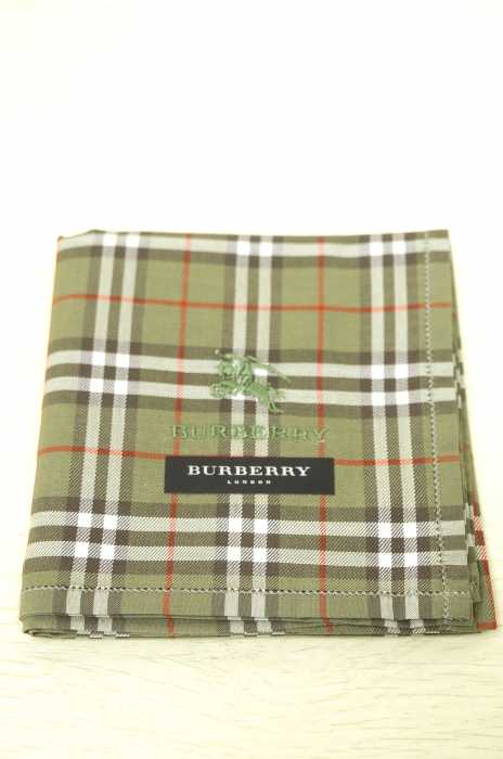 BURBERRY LONDON （バーバリーロンドン） チェック柄ハンカチ メンズ ファッション雑貨