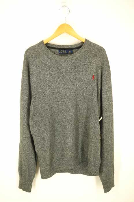 Polo by RALPH LAUREN （ポロバイラルフローレン） ワンポイント刺繍コットンニット メンズ トップス
