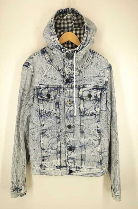 JOYRICH (ジョイリッチ) フード付きデニムジャケット ケミカルウォッシュ レディース アウター