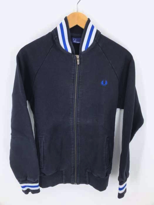 FRED PERRY（フレッドペリー） ブランドロゴ刺繍入りジップアップブルゾン メンズ アウター