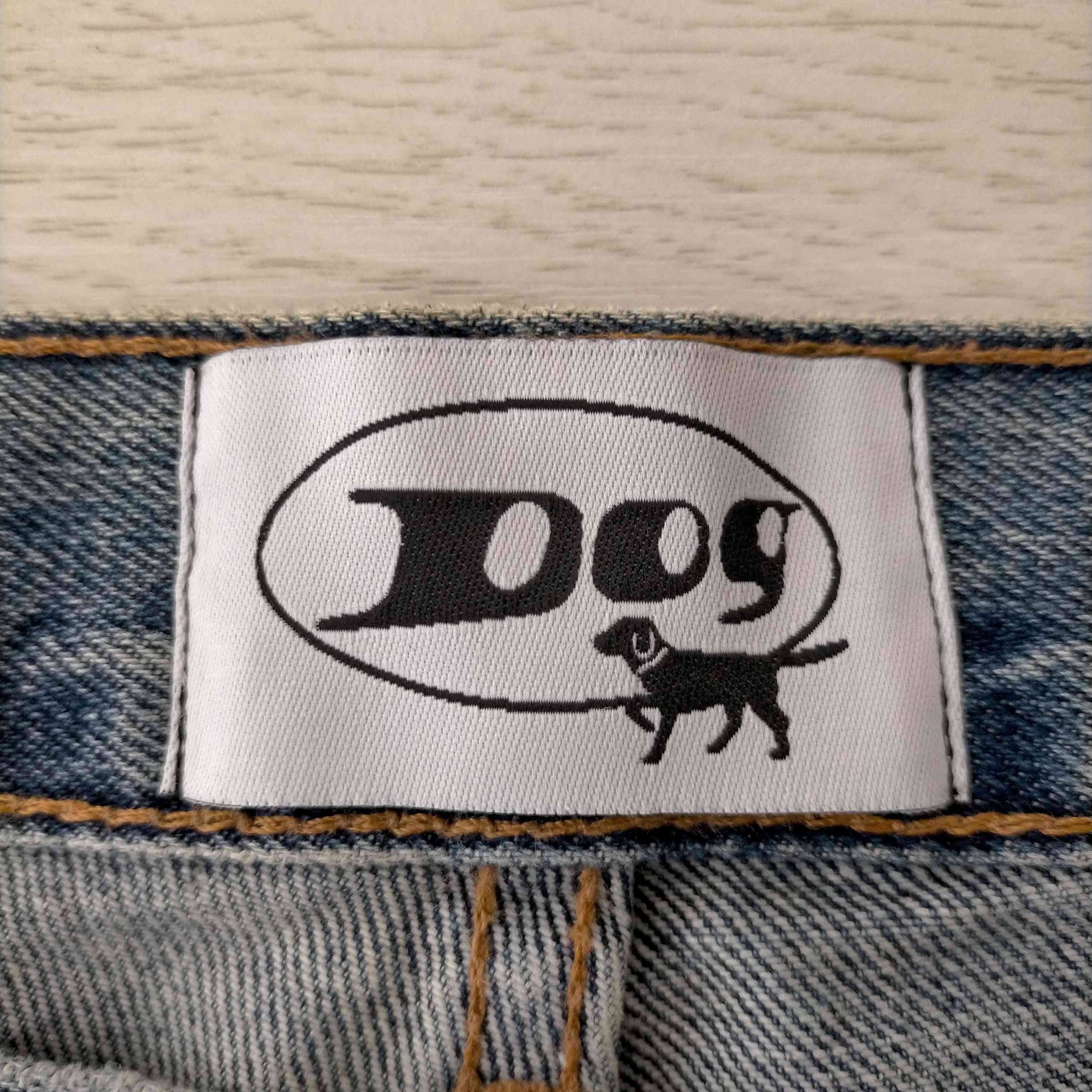 USED古着(ユーズドフルギ){{Dog}}リメイクレイヤードデニム 再構築 