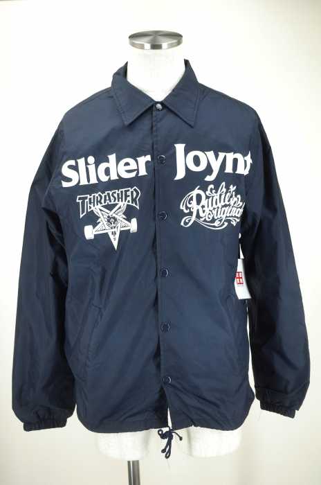 THRASHER×RUDIES  （スラッシャー×ルーディーズ） FLARE SKULL コーチジャケット メンズ アウター