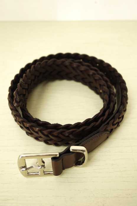 At.COULEUR （アーテクルール） レザーメッシュベルト メンズ ファッション雑貨
