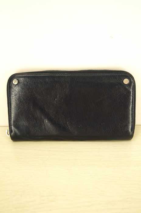 BALENCIAGA （バレンシアガ） ラムスキンラウンドジップ長財布 メンズ 財布・ケース