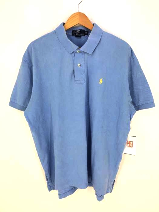 Polo by RALPH LAUREN(ポロバイラルフローレン) ブルー ポロシャツ半袖 メンズ トップス
