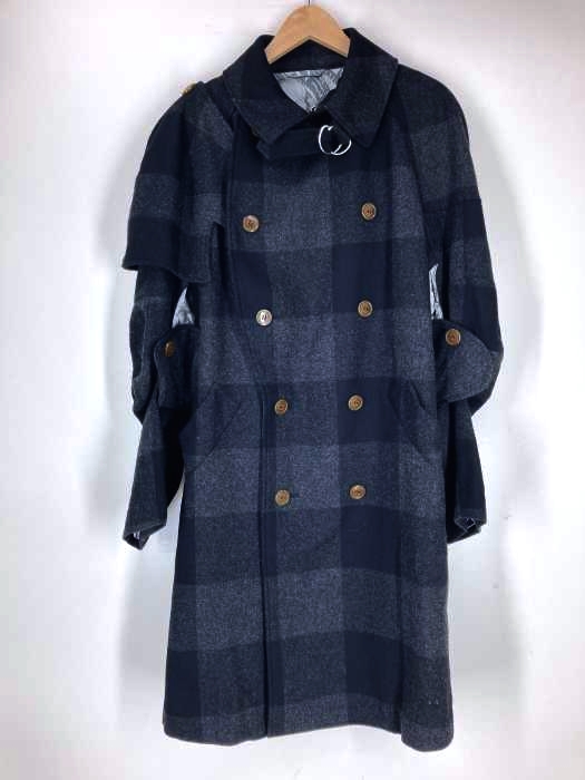 Vivienne Westwood MAN(ヴィヴィアンウエストウッドマン) ウール変形チェックコート メンズ アウター