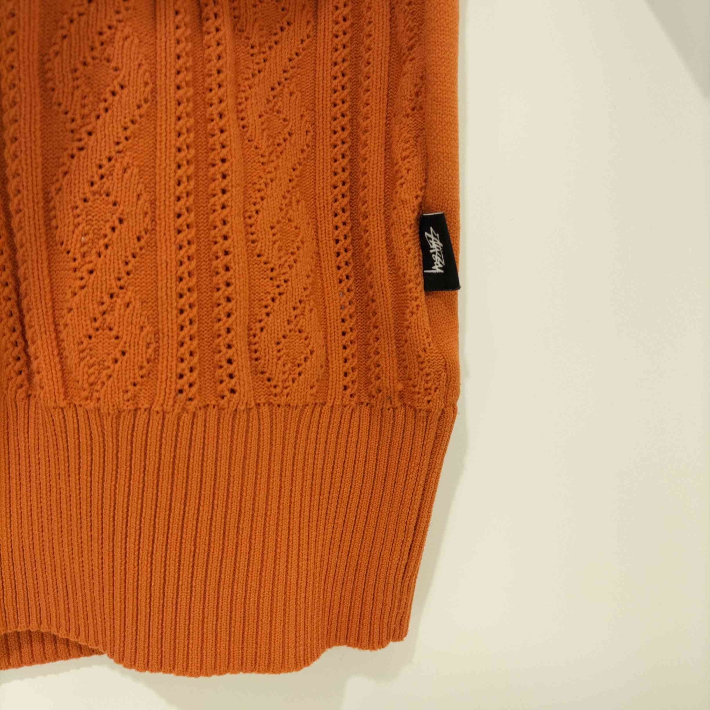 Stussy Cable summer polo knit 中田圭佑 新品 - メルカリ