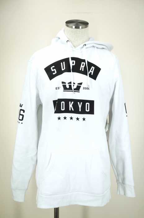 SUPRA （スープラ） プリントプルオーバーパーカー メンズ トップス