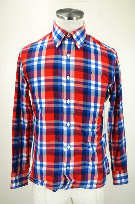TOMMY HILFIGER （トミーヒルフィガー） チェック柄ボタンダウンシャツ メンズ トップス