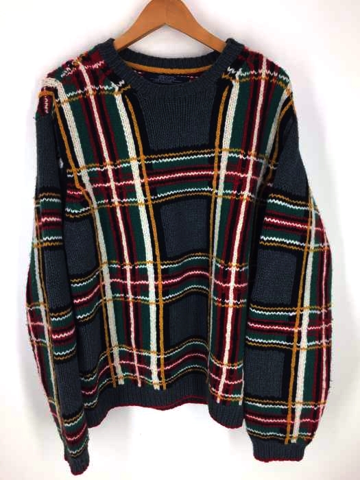 TOMMY HILFIGER（トミーヒルフィガー） チェック柄 プルオーバーニット メンズ トップス