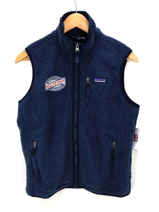 patagonia（パタゴニア） 紺 フリース メンズ トップス