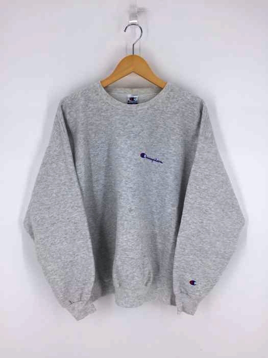 Champion（チャンピオン） 90s ロゴプリント霜降りクルーネックスウェット メンズ トップス