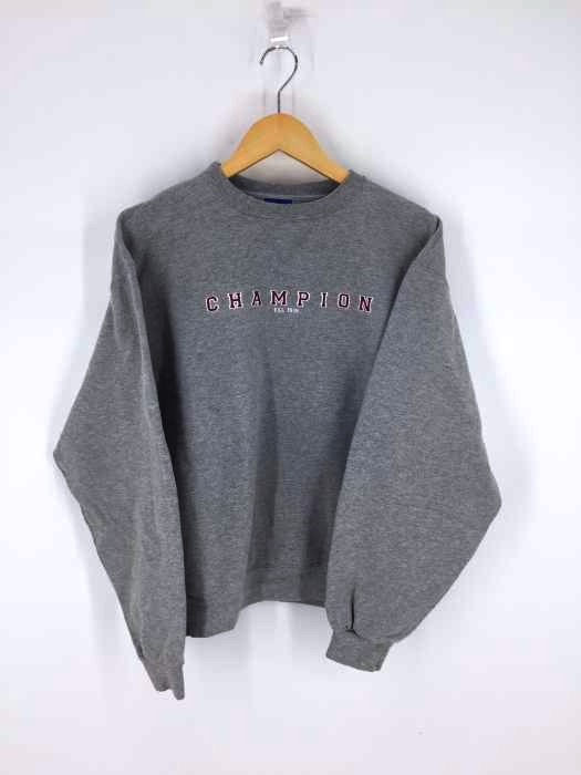 Champion（チャンピオン） 前V ロゴ刺繍クルーネックスウェット メンズ トップス