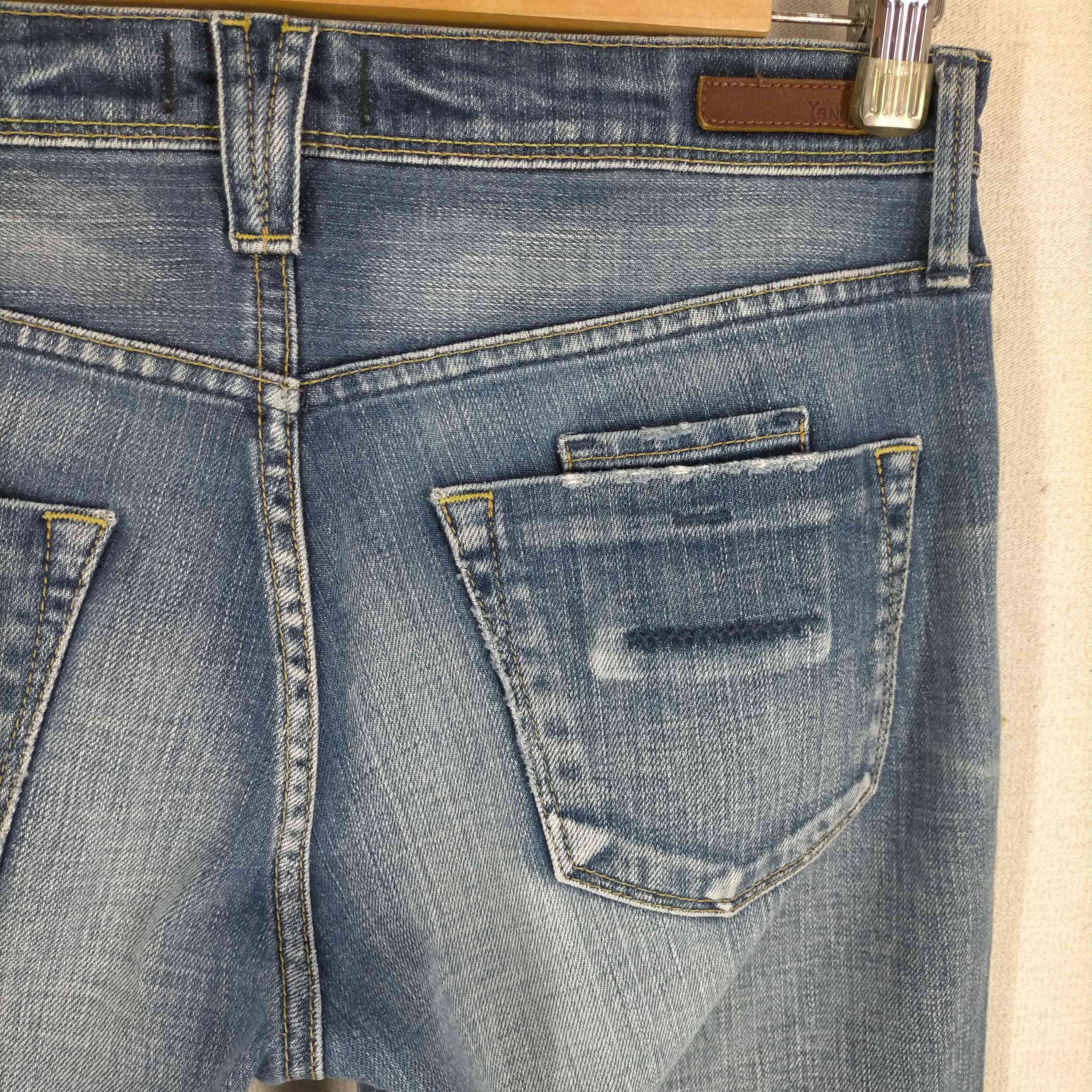 【新品　タグ付き】ｙａｎｕｋ KAY boys slim　ダメージ加工ジーンズ