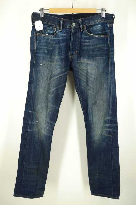 DENIM & SUPPLY RALPH LAUREN (デニムアンドサプライ ラルフローレン) SLIM 加工デニムパンツ メンズ パンツ