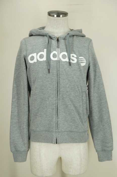 adidas neo label (アディダスネオレーベル) 裏起毛スウェットジップパーカー メンズ トップス